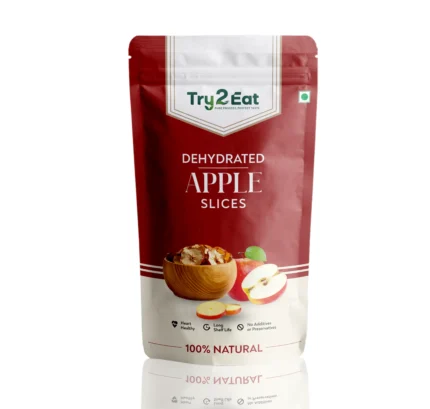 TRY2EAT Apple Slice | 100% Natural | Vegan | No Additives | 50g