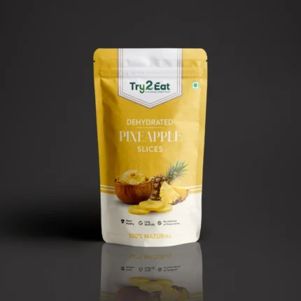 TRY2EAT Pineapple Slice | 100% Natural | Vegan | No Additives | 50g
