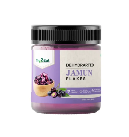 TRY2EAT  Jamun Flakes | 100% Natural | Vegan | No Additives | 50g